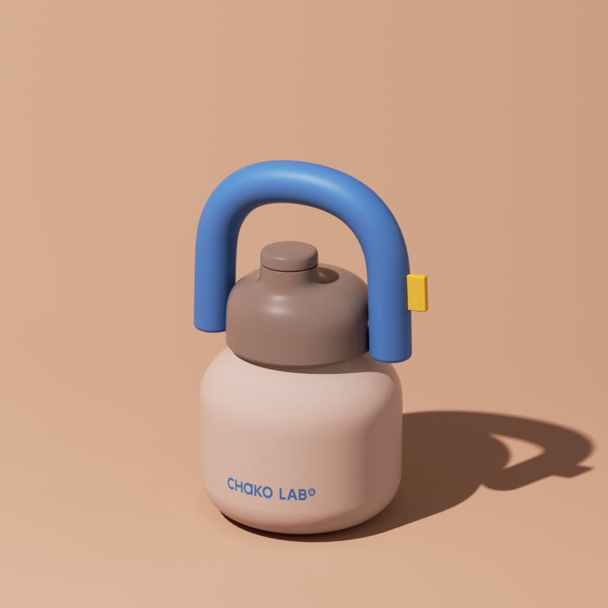 Water bottle LinLin Pot Brownie 1000 ml — Chako Lab